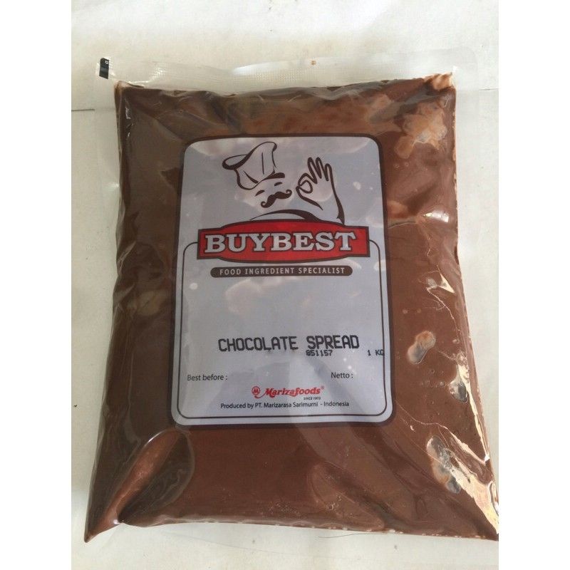 

Marizafood Selai Coklat Isian Roti kemasan 1 kg