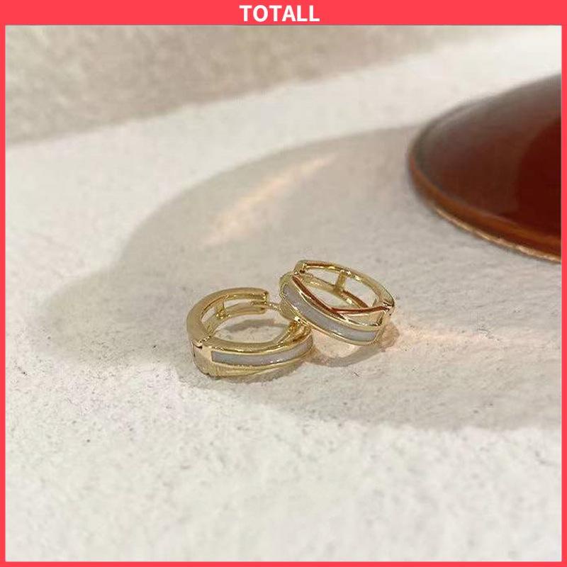 COD Fritillary Cross Anting Wanita Musim Panas Sederhana High-end Stud Earrings-Totall