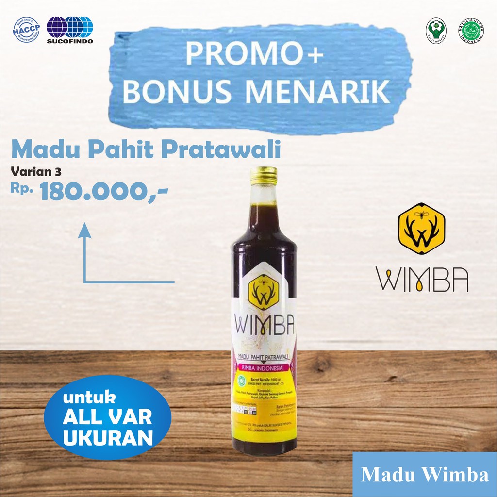 

Madu Pahit Brotowali 3 - Lebah Apis Dorsata / Madu Asli - Madu Wimba -