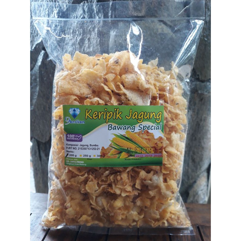 

Keripik Jagung Bawang Special(9Berlian),Netto:200 gram