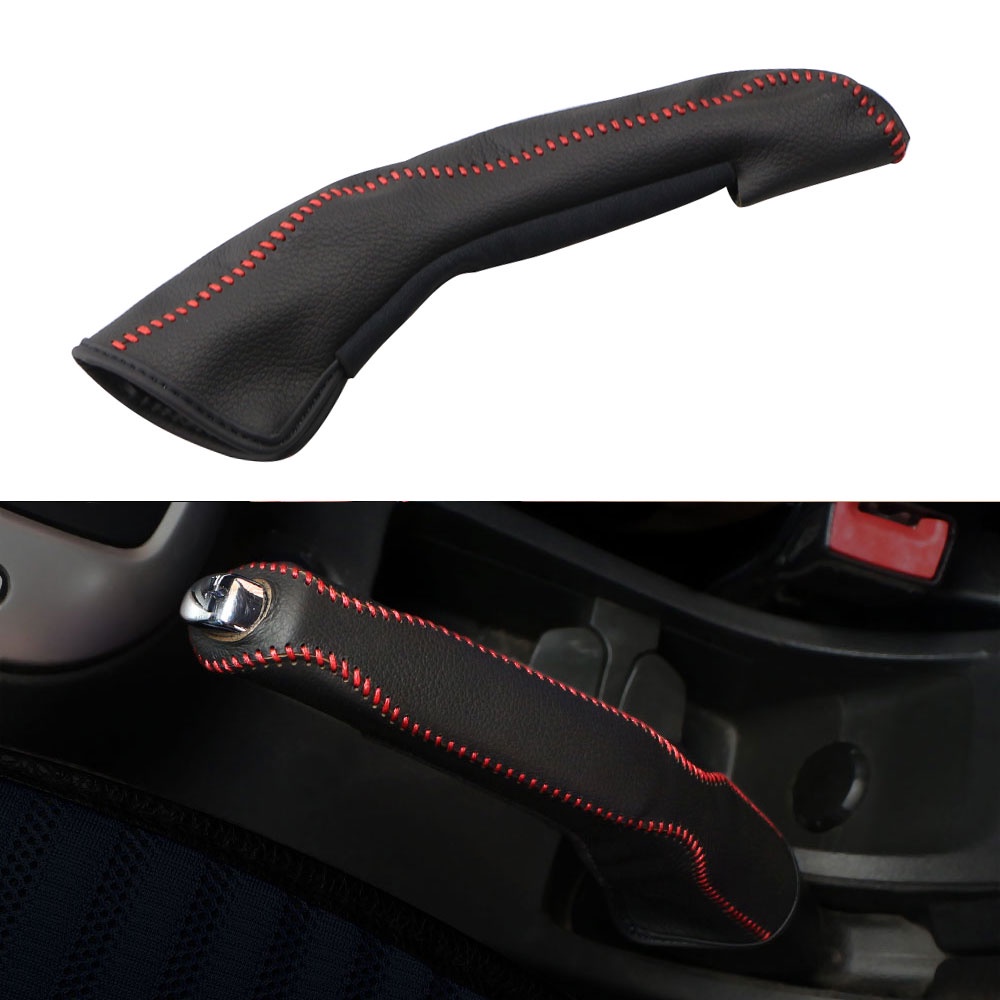 Genuinr Leather Gear Handbrake Cover Pegangan Rem Tangan Untuk Chevrolet Cruze Sedan Hatchback 2009 - 2015accesoreis