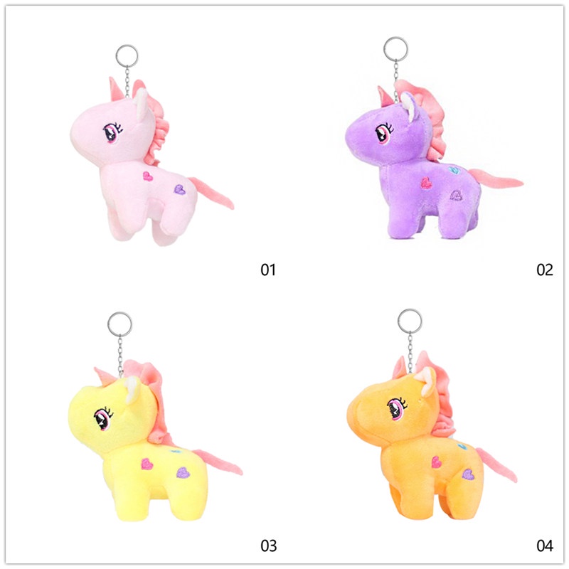 Tk Gantungan Kuncitas Ransel Desain Unicorn Lucu Ukuran 12cm Untuk Hadiah