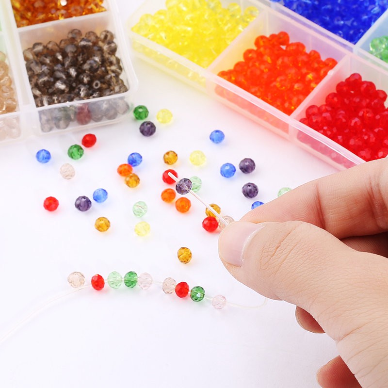 600 pcs 4mm 5040 Briolette Beads Kristal putaran beads Faceted Austria bead bordir untuk membuat Perhiasan Warna Terlaris