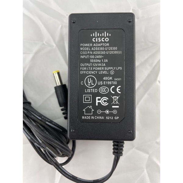 CISCO Switching power adaptor original modem router access poin CCTV DVR 12V 3A