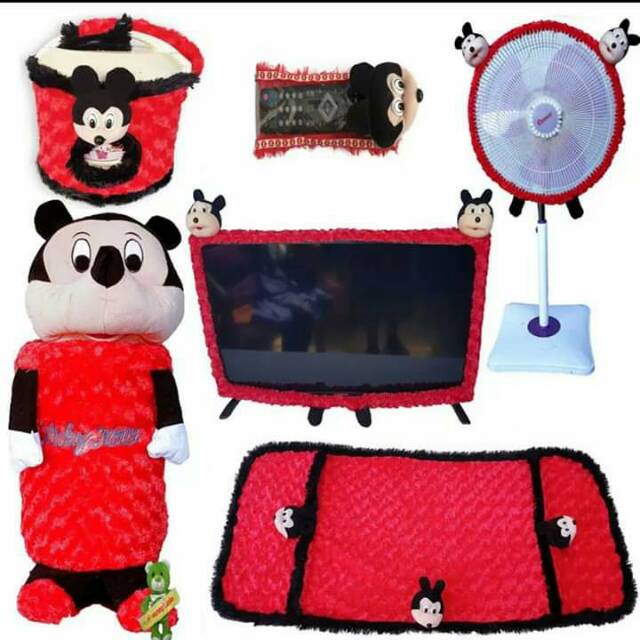 Homeset GKM + BANDO TV +BANDO KIPAS + SARUNG REMOT karakter