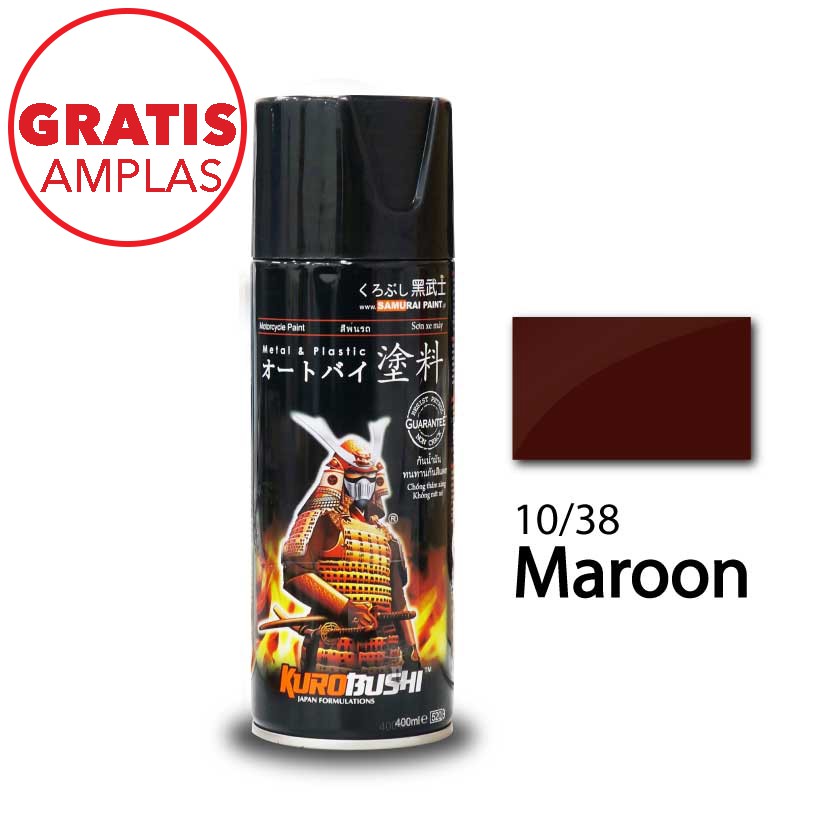 SAMURAI Cat Semprot Maroon Standar - 38 400ml