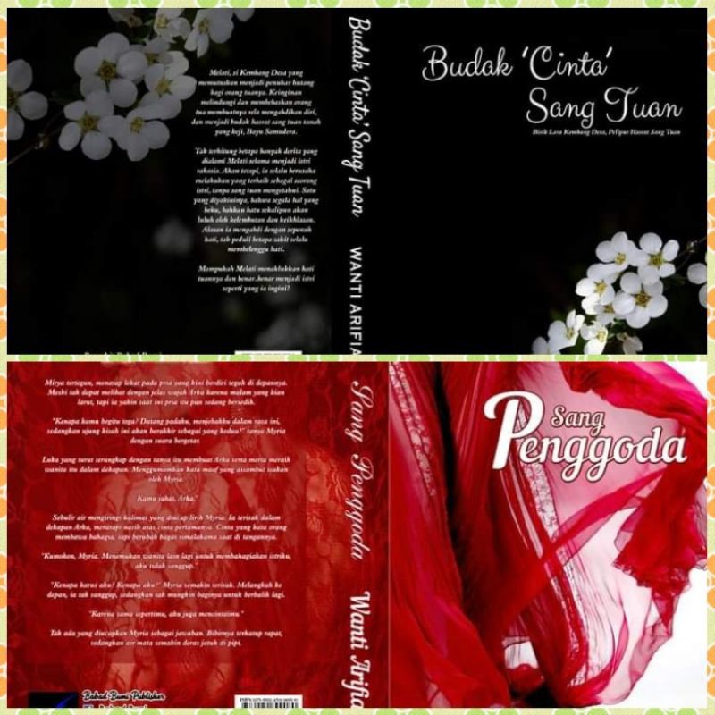 Paket bundling Sang Penggoda dan Budak Cinta Sang Tuan karya Wanti Arifianto