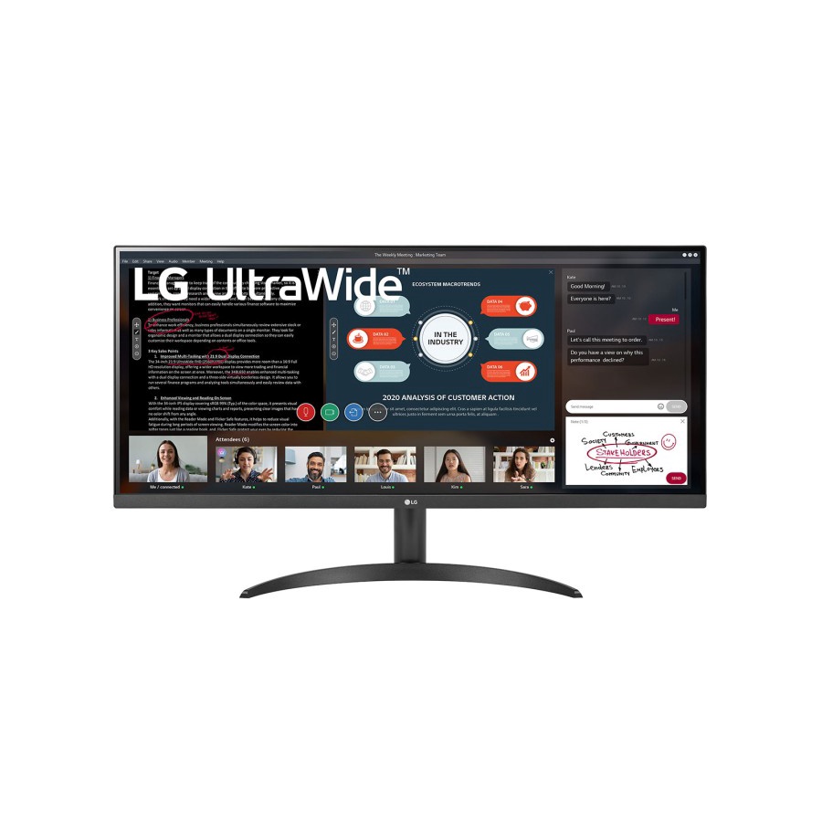 Monitor LED LG 34WP500 34WP500B IPS Full HD UltraWide 21:9 34