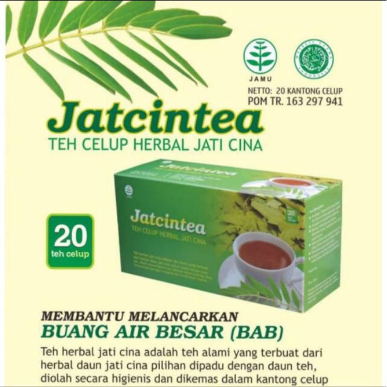 Teh Celup Daun Jati Cina &amp; Teh Curah Daun Jati Cina Pelangsing Herbal Alami