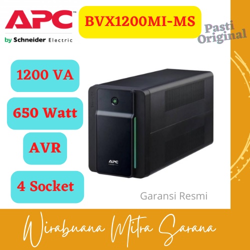 UPS APC 1200VA  230V  650W AVR  APC BVX1200LI-MS