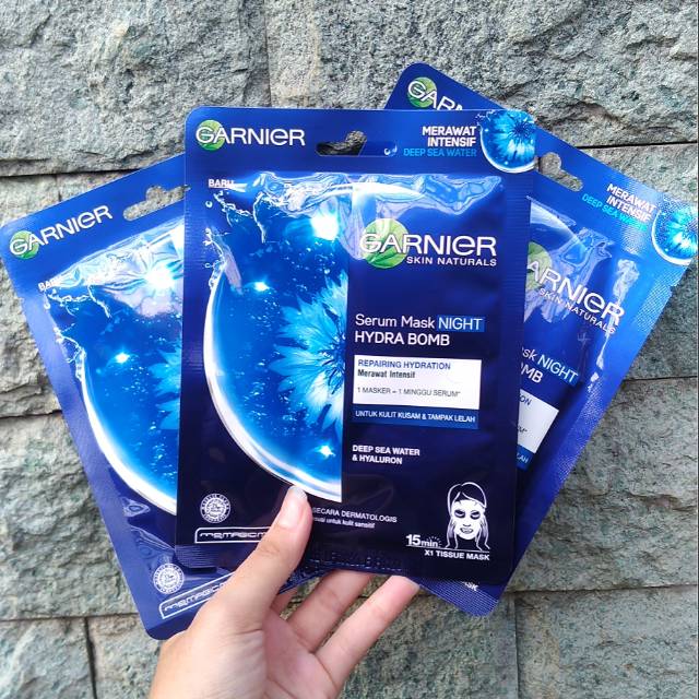 Garnier Sheetmask Hydrabomb Serum Night