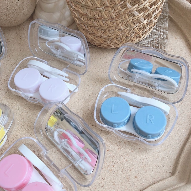 BECCA / CLAUDIA MINI SOFTLENS BOX TRAVEL KIT/ KOTAK TEMPAT PENYIMPANAN SOFTLENS PREMIUM LUCU KARAKTER