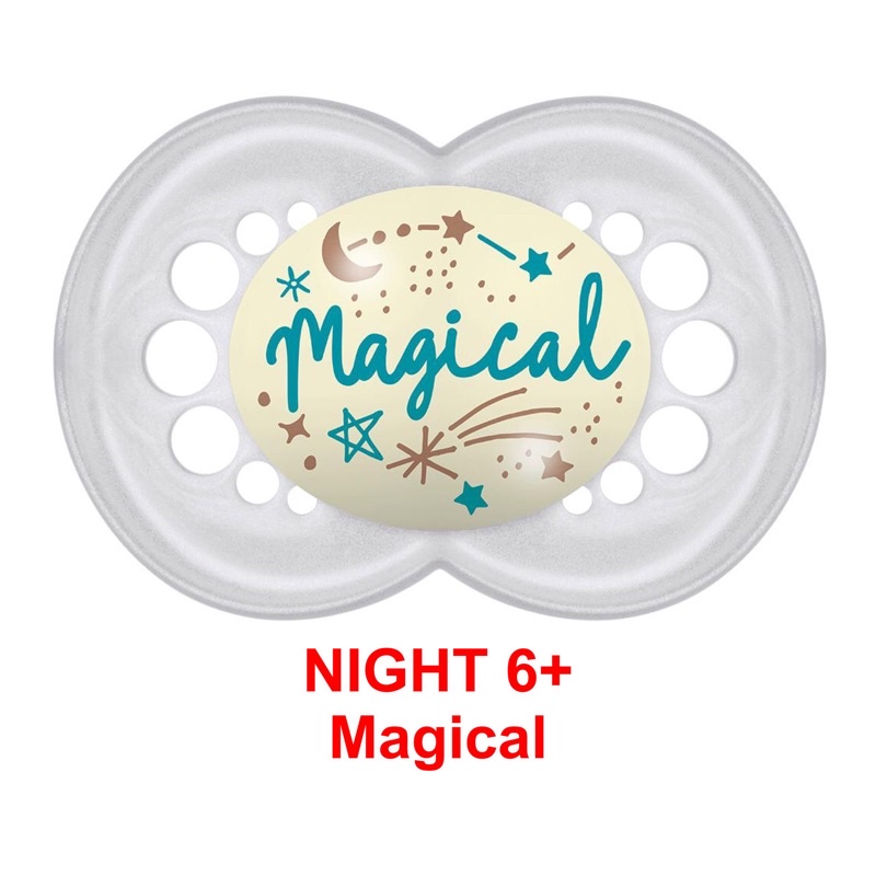 Mam Pacifier NIGHT / AIR / ORIGINAL 0+ / 6+ Empeng Soother Orthodontic Free Steriliser Box BPA Free