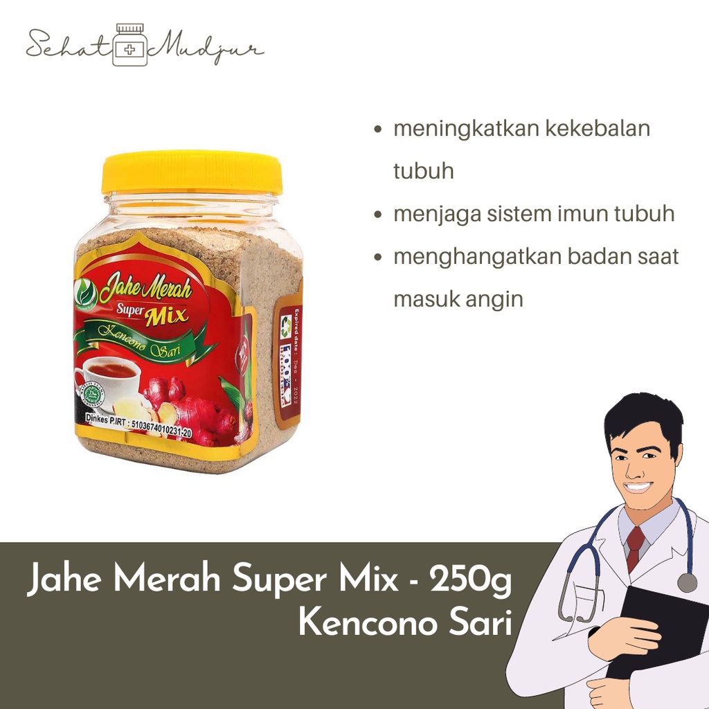 

Jahe Merah Super Mix 250g - Kencono Sari