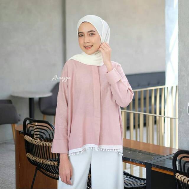 Rumi Top by Ainayya id,, all size fit S-XL,, LD fit to 125 cm