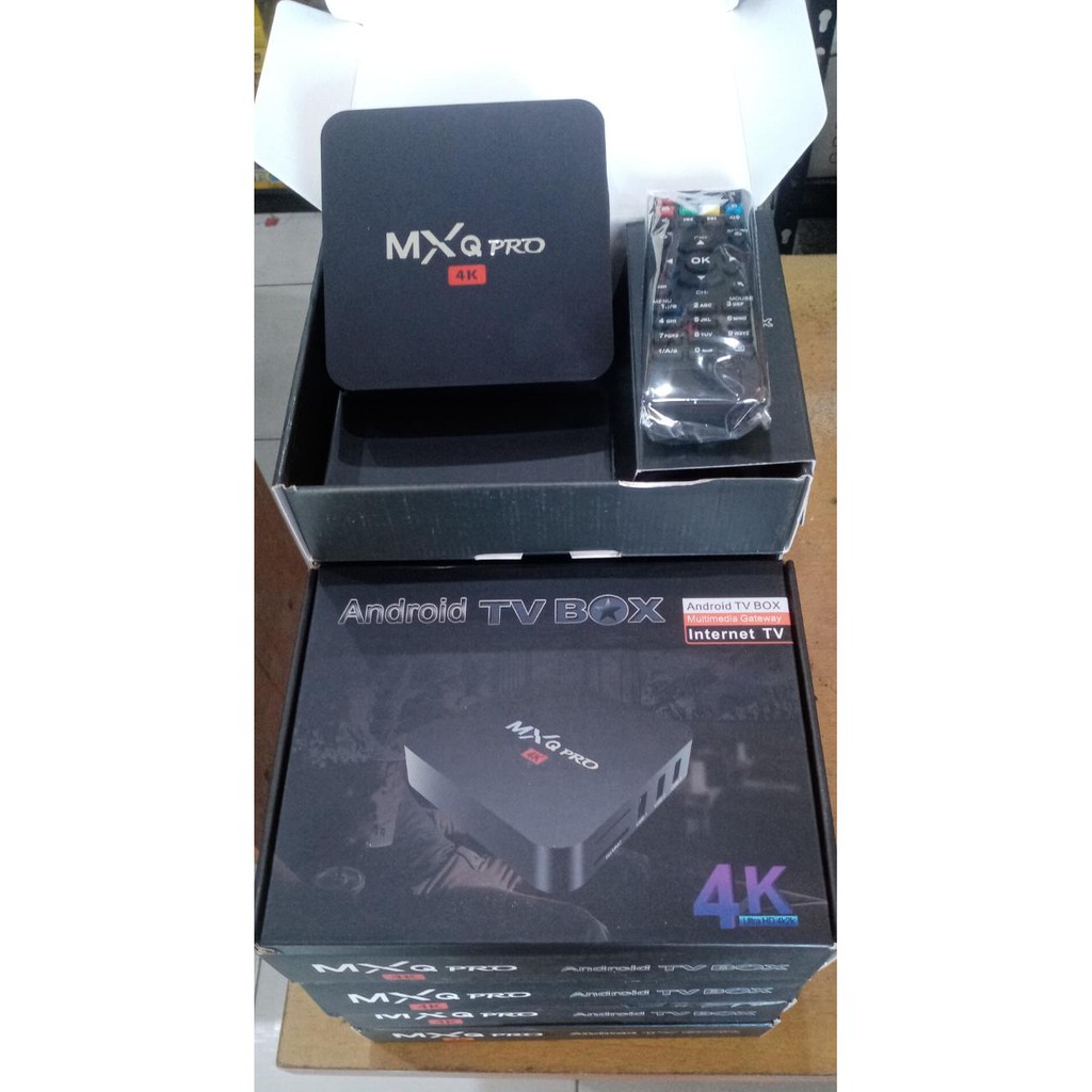 ANDROID TV BOX MX Q PRO 4K MURAH HDMI USB ETHERNET SD / MMC PORT