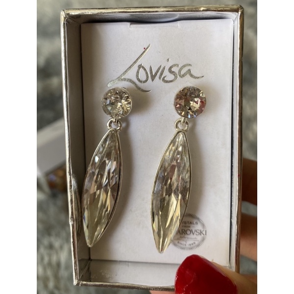 earing fashion Anting Lovisa Earring LOVISA Original swarosky