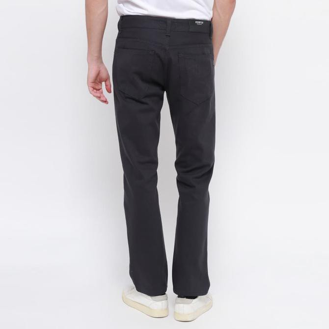 Edwin Celana Jeans Milan-018 Regular Fit Pria Panjang Dark Grey - Abu -Abu Tua, 29