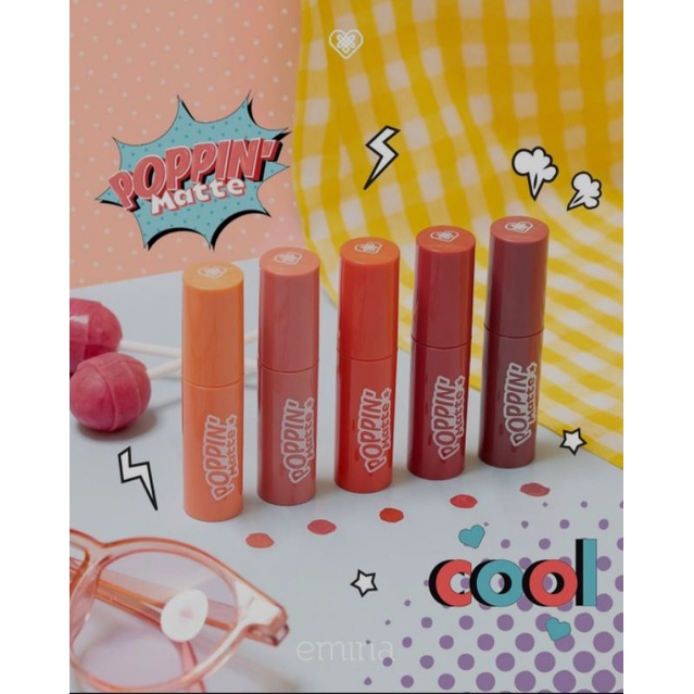 READY Emina Poppin Matte|Emina lipstik