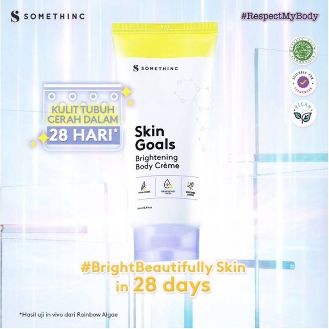 SOMETHINC Skin Goals Series - Vita Propolis Toner Serum Moisturizer &amp; Body Cream / Kulit Cerah Maksimal