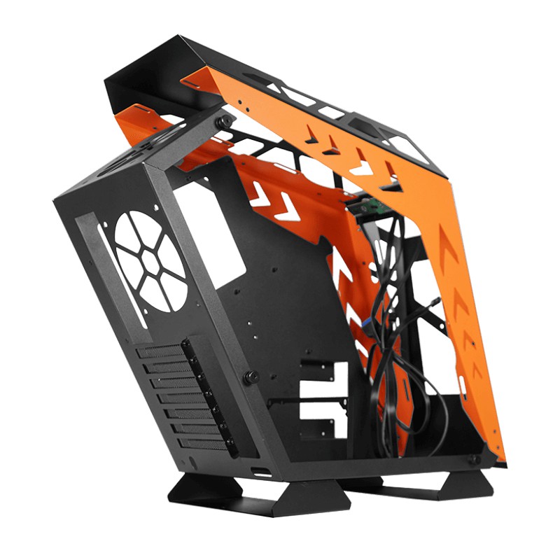 PRIME D-[K] V2.0 - ALUMUNIUM GAMING CASE - DUAL SIDE TEMPERED GLASS / Casing PC Gaming