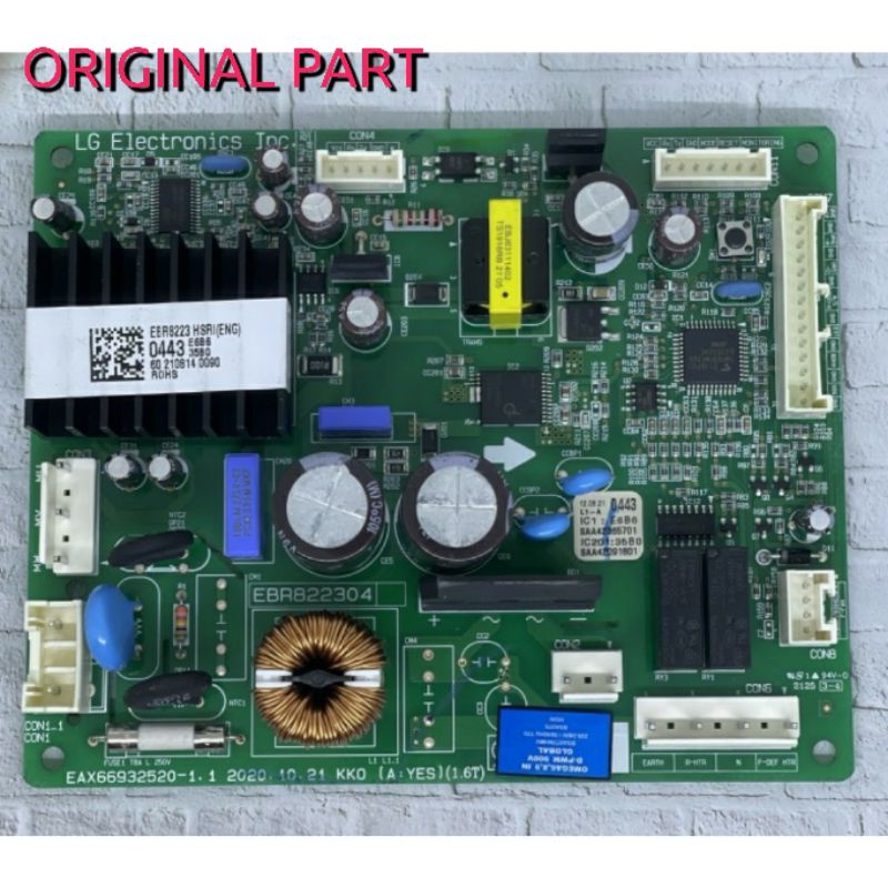 Modul pcb kulkas LG inverter code part ebr8223 0443 original BARU