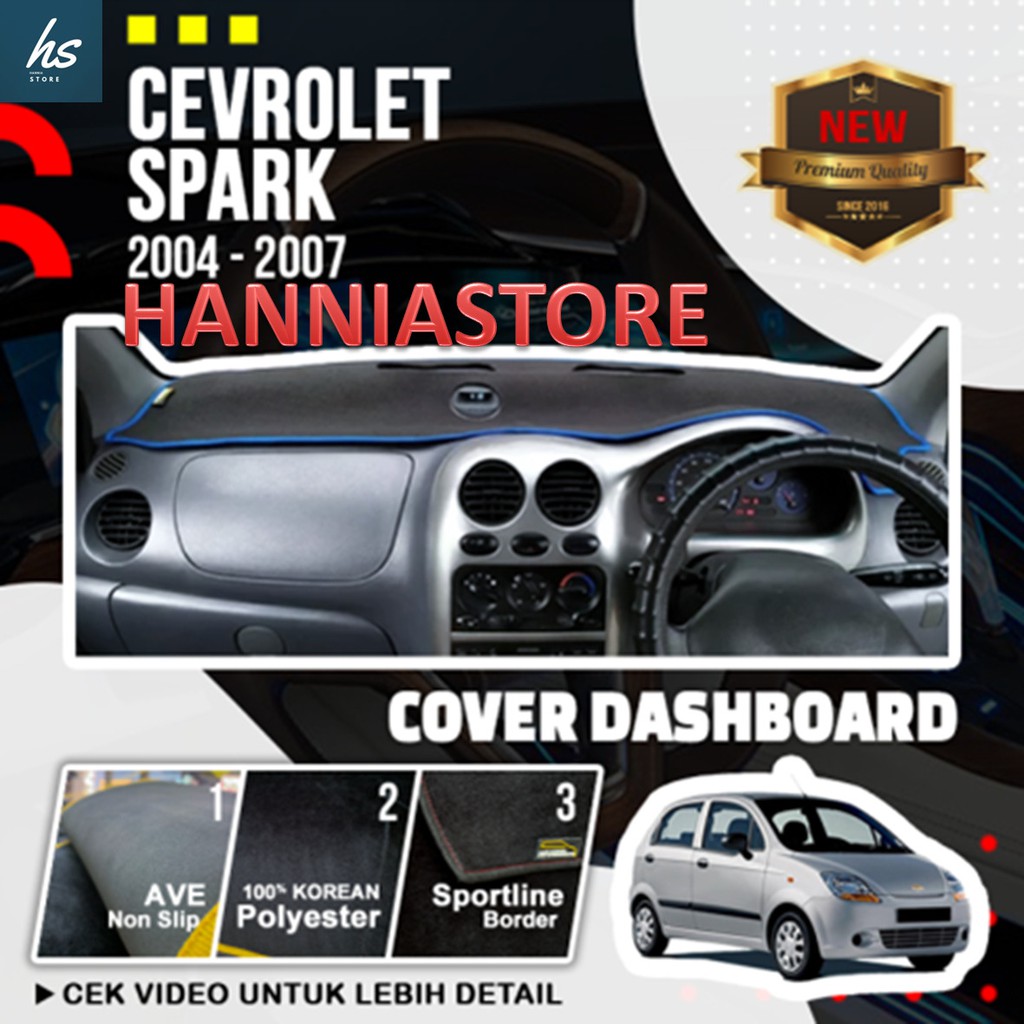Dashboard Cover Chevrolet Spark Tahun 2004-2007