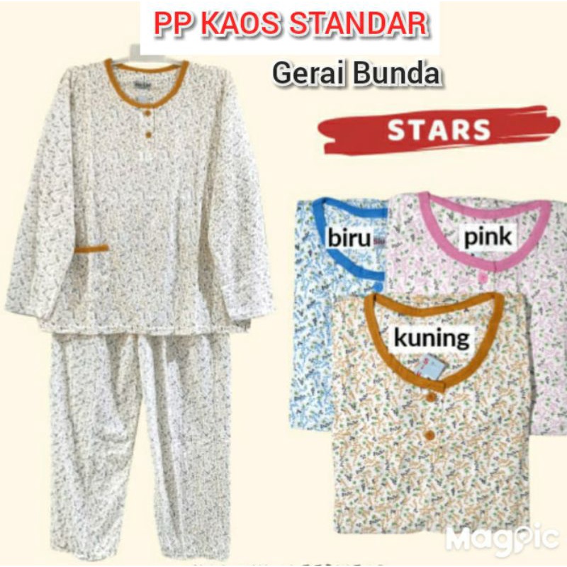 Stelan Daster Lengan Panjang Celana Panjang (PP) Siu-lie - Gerrai Bunda