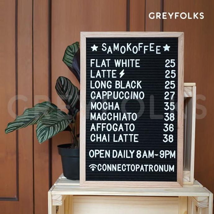 

BIG Black Felt Letter Board READY STOCK!