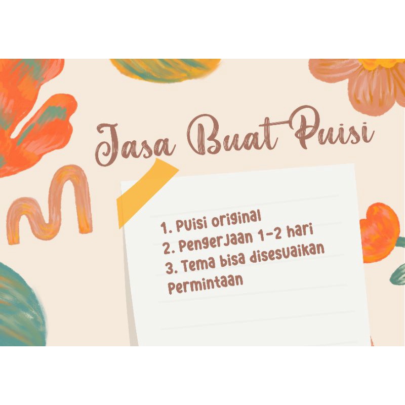 Jasa buat puisi