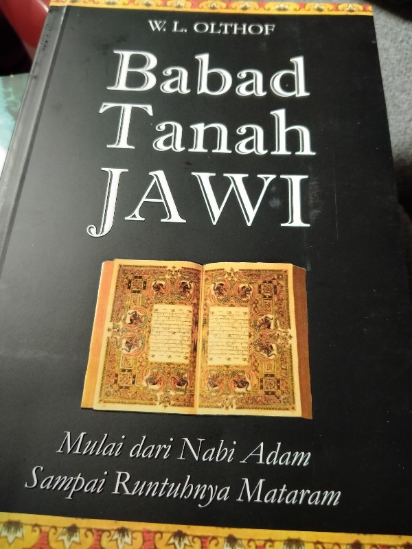 Babad Tanah Jawi Ori Olthof W L Shopee Indonesia
