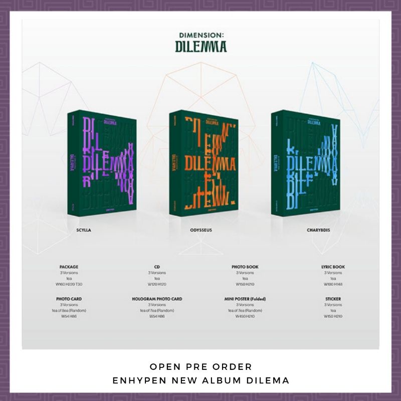 [ PO ] BACA DESKRIPSI ALBUM ENHYPEN DIMENSION DILEMMA