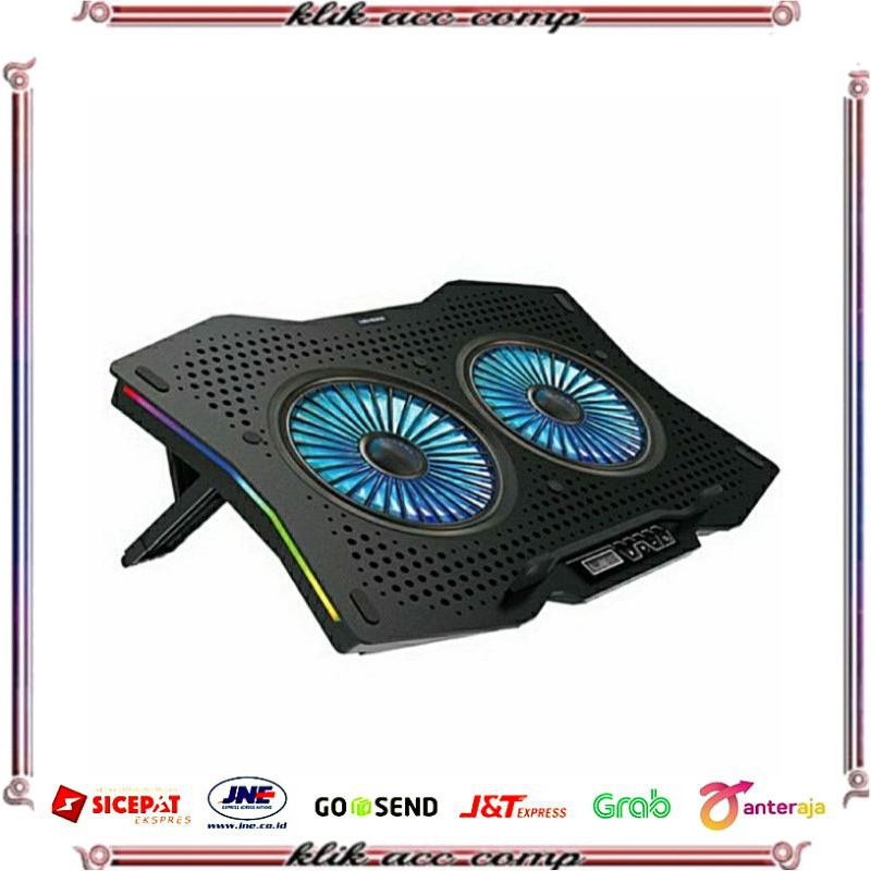 NYK NEMESIS X6 THUNDERSTORM X 6 Gaming Cooling pad with RGB X-6