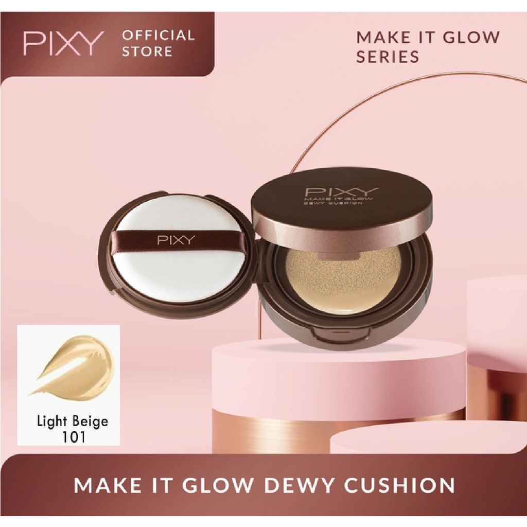 Pixy Make It Glow Dewy Cushion 101 Light Beige