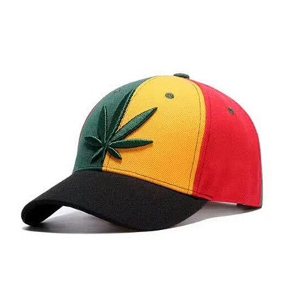 Topi Baseball Motif Daun Maple Sombrero Gaya Hip Hop Untuk Pria Dan Wanita