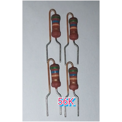 RESISTOR METAL , 56K,  1 WAT, original Japan