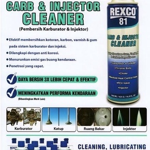 PEMBERSIH CLEANER KARBURATOR KARBU CARBU DAN INJECTOR INJEKSI INJECTION MESIN REXCO 81 500ML 500 ML