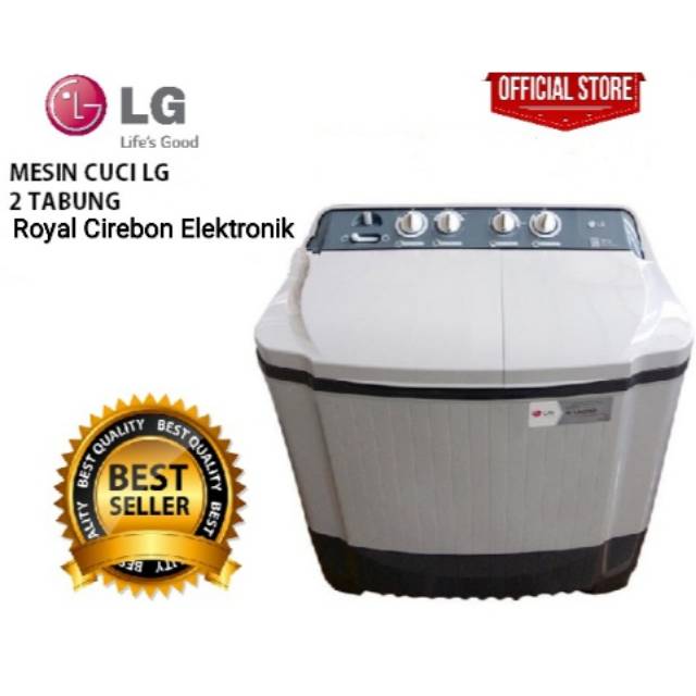 Mesin Cuci 2tabung LG type WT12 kapasitas 12kg will Cirebon kota