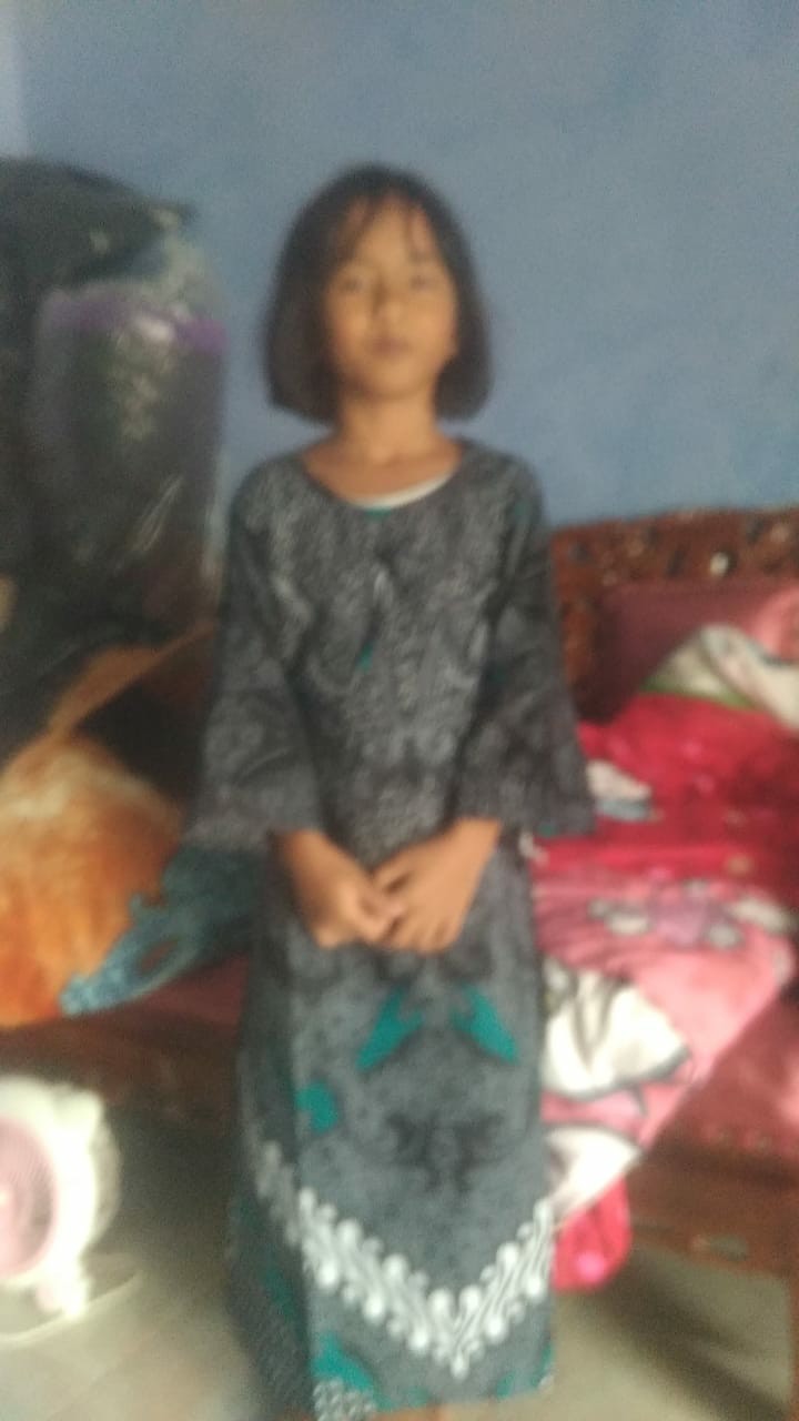 Batik Couple Keluarga Sania Ruffle Ori Ndoro Jowi Termurah Motif Dimensi Abu