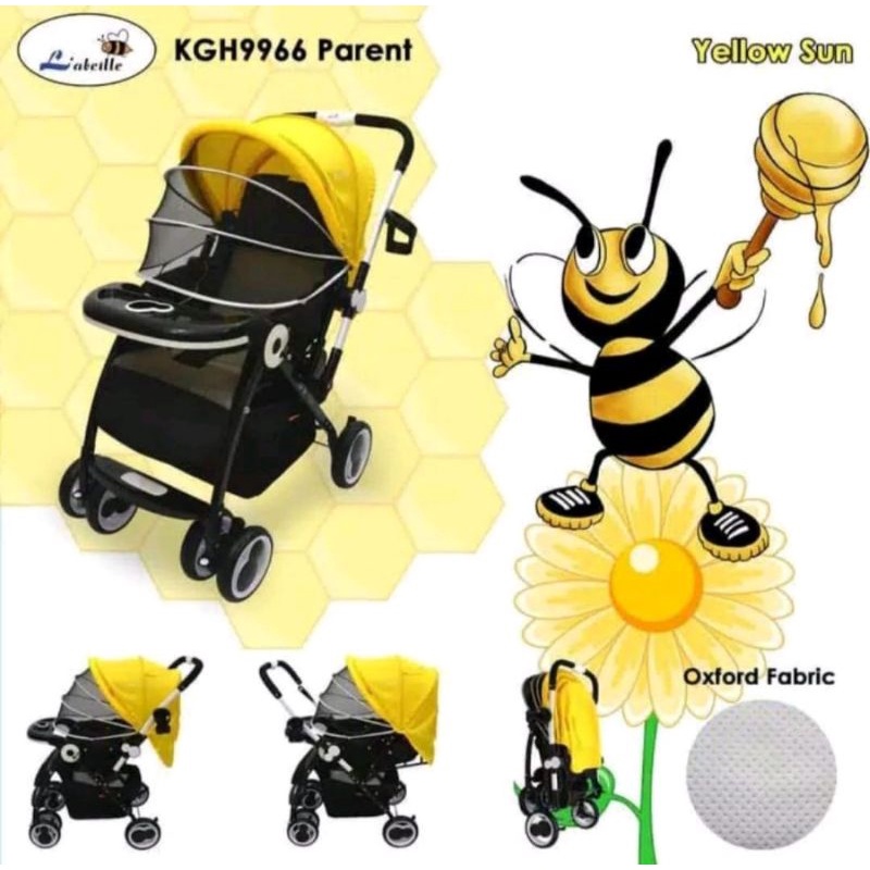 Labeille stroller parent KGH9966 / kereta dorong bayi lucu murah