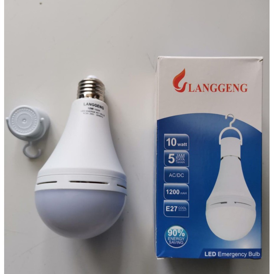 LAMPU EMERGENCY 10w LANGGENG LAMPU DARURAT LAMPU MAGIC NYALA OTOMATIS