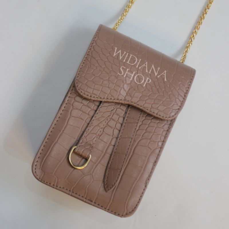 Tas selempang wanita Sherly croco sintetis