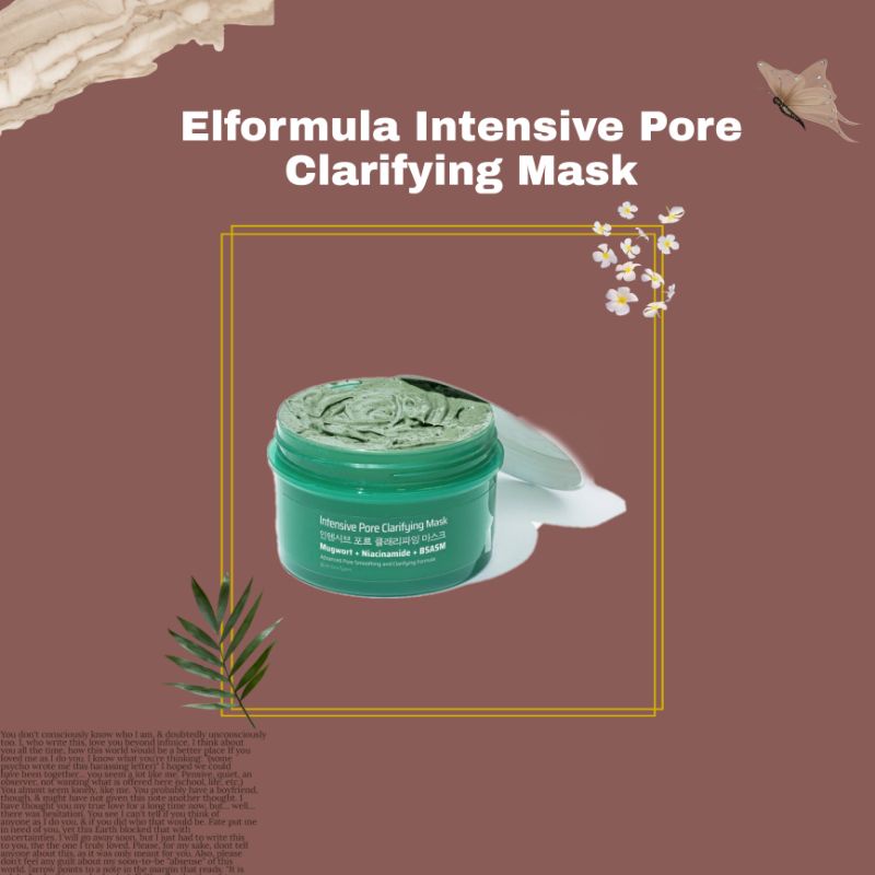 ELFORMULA Intensive Pore Clarifying Mask - Peeling Clay Mask Mugwort