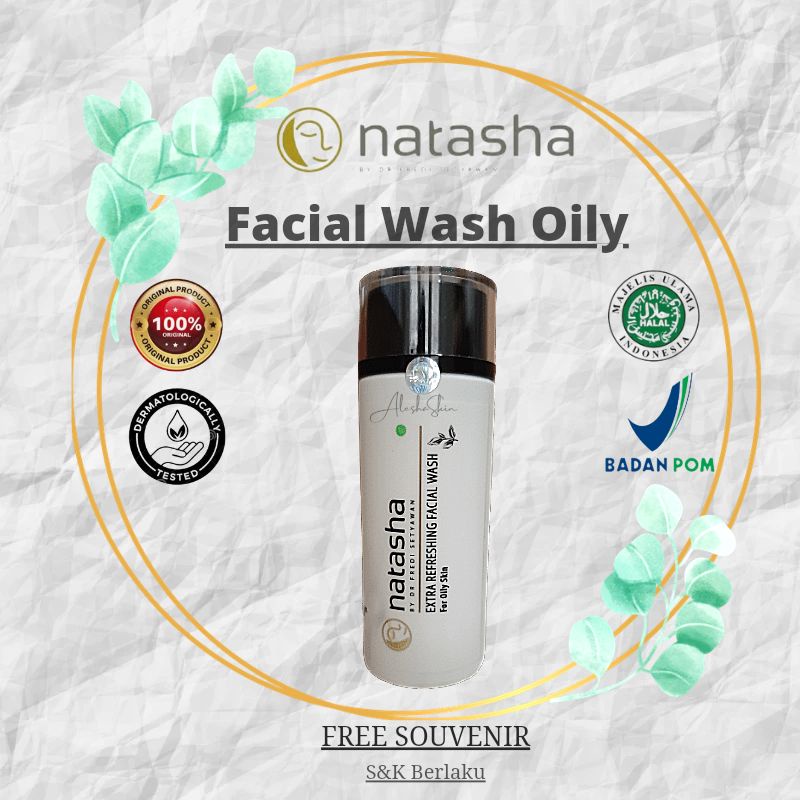 FWO/Natasha skincare facial wash oily skin by dr fredi setiawan sabun pembersih muka sabun kulit ber
