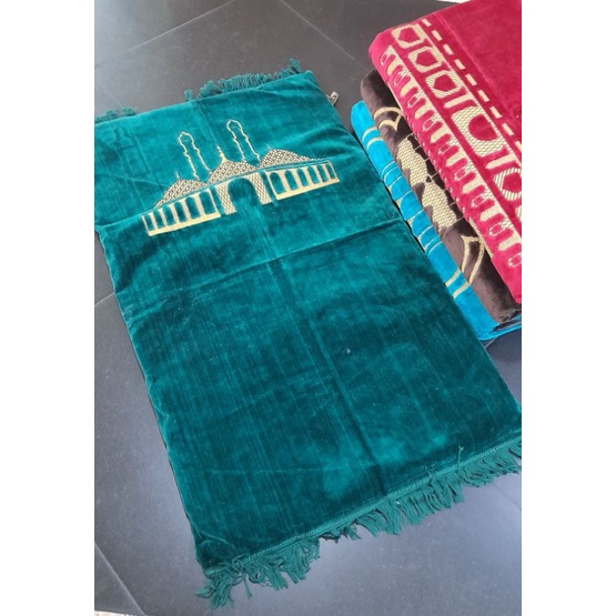 SAJADAH BUSA TURKEY/SAJADAH TEBAL POLOS WARNA