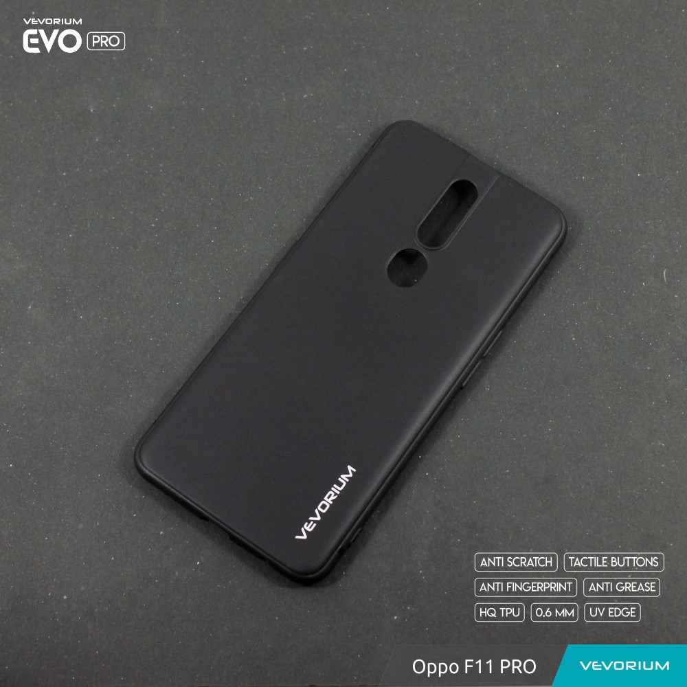 VEVORIUM EVO PRO Oppo F11 PRO Soft Case Softcase dan Tempered Glass