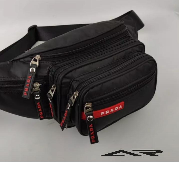Tas Selempang Pria Waistbag Casual Prada 7 Ruang