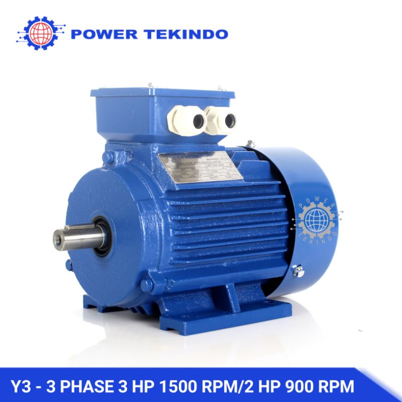 Famoze Pro Dinamo 3 Phase 3 HP 1400 RPM / 2 HP 900 RPM 220/380V Tanpa Kapasitor Motor Penggerak Elec