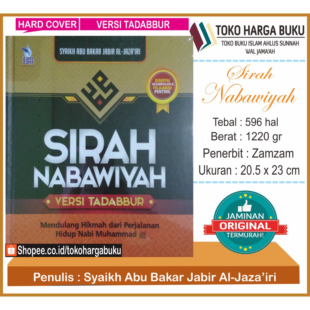 Foto Sirah Nabawiyah Versi Tadabbur - Penerbit Zamzam