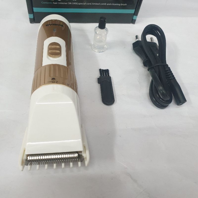 Promo Cukuran Rambut Murah Sn5900 Cukur Kumis Jenggot Terbagus Hair Clipper Ori dan kliper Elektrik